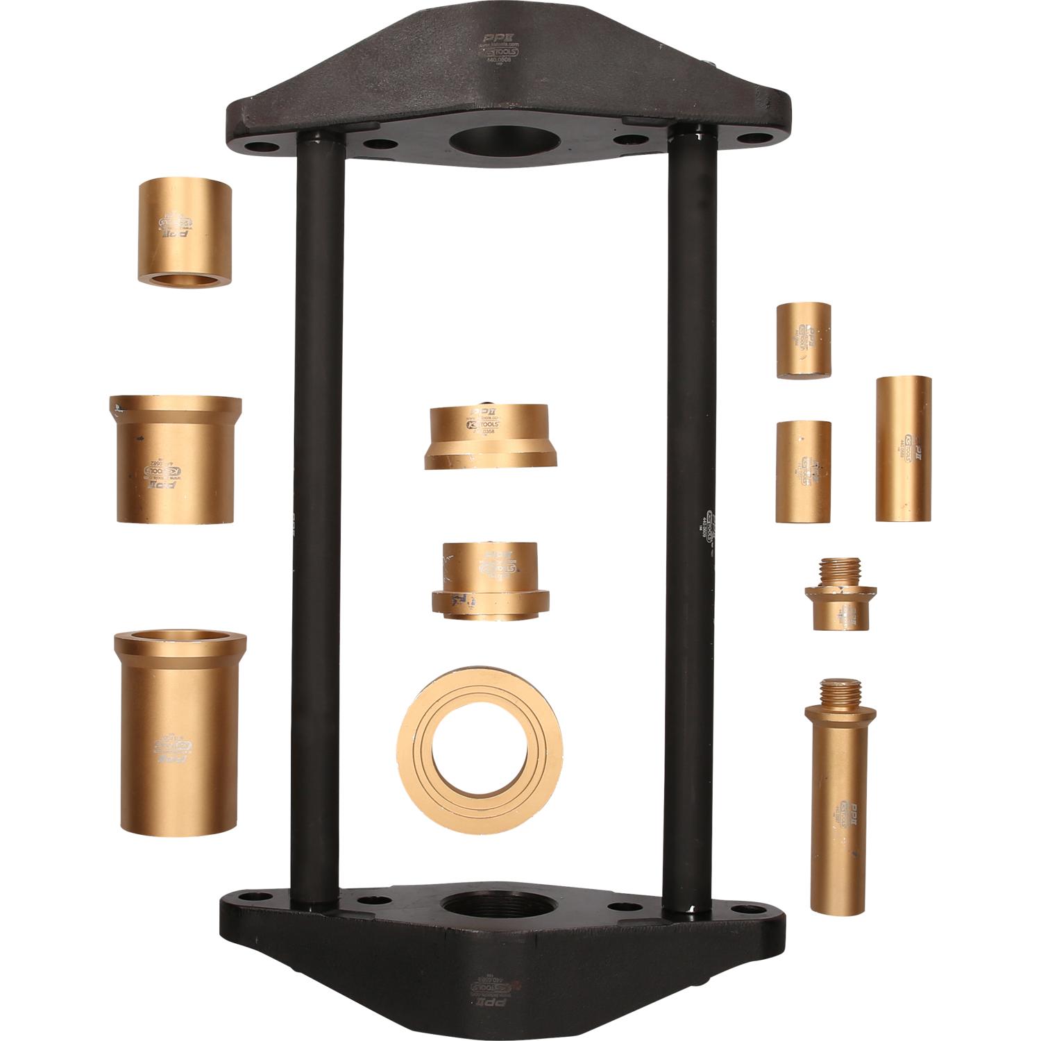 KS Tools Universal-Satz zum Auswechseln von Achsschenkelbolzen 45 t, 12-tlg-1 Hauptbild