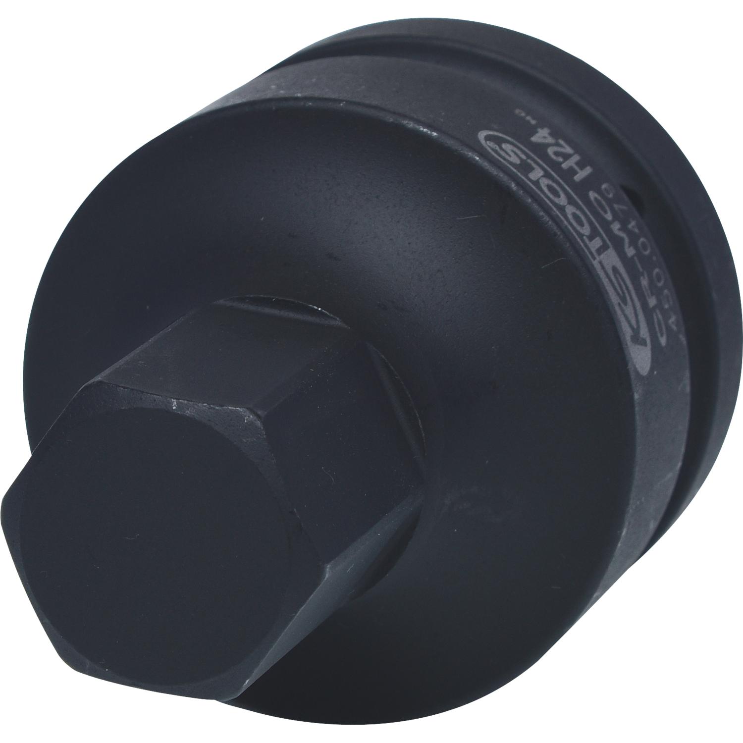 KS Tools 1" Kraft-Bit-Stecknuss Innensechskant, kurz, 24 mm-1 Hauptbild