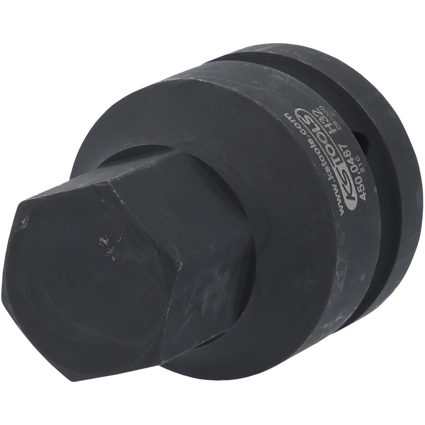KS Tools 1" Kraft-Bit-Stecknuss Innensechskant, kurz, 32 mm-1 Hauptbild