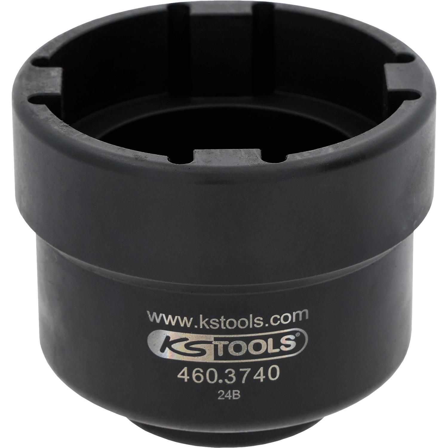 KS Tools 3/4" Nutmuttern-Schlüssel mit 4 Zapfen für DAF, Innenzapfen Ø 66,8 mm-2 Hauptbild