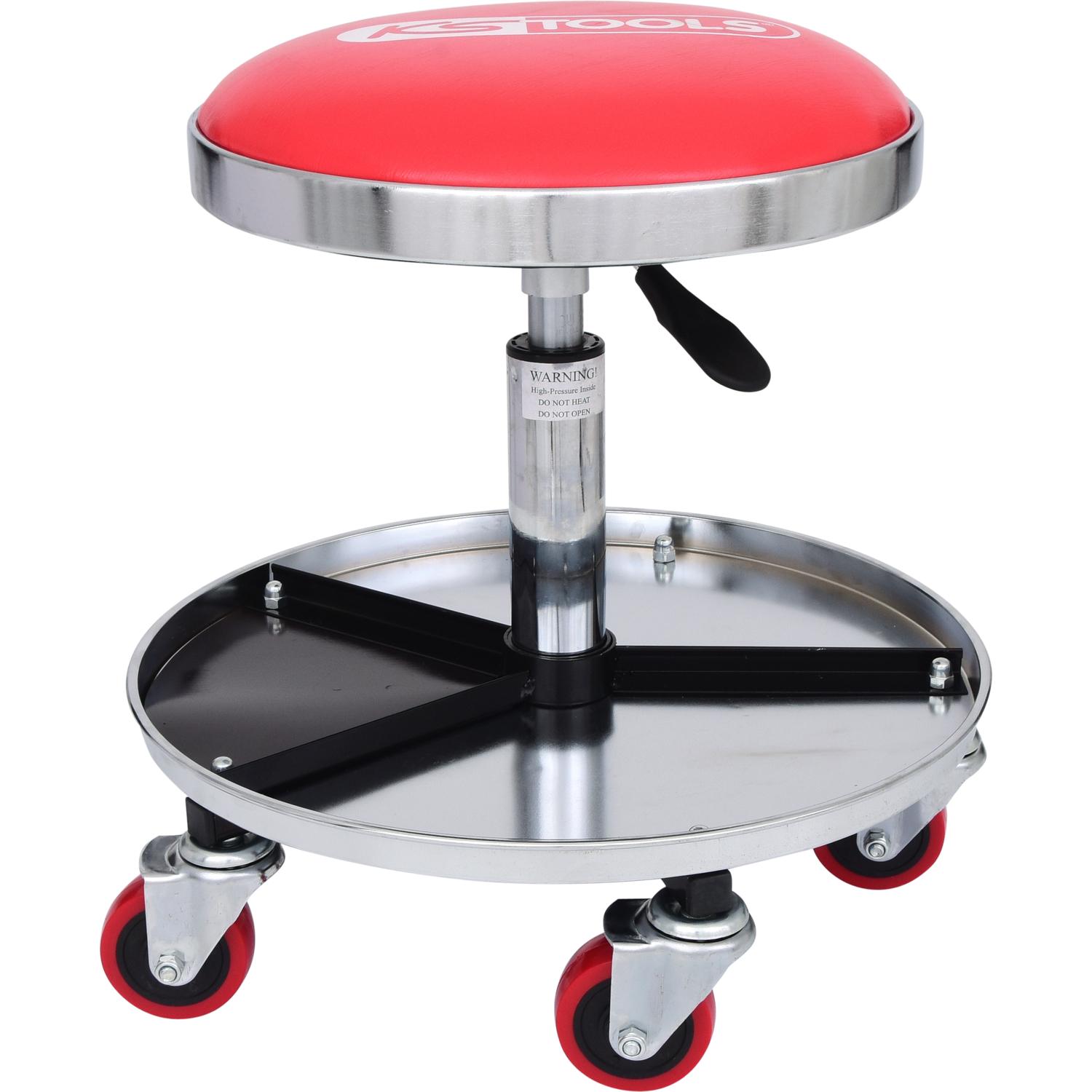 KS Tools Fahrbarer und höhenverstellbarer Hocker, belastbar bis 135kg-2 Hauptbild