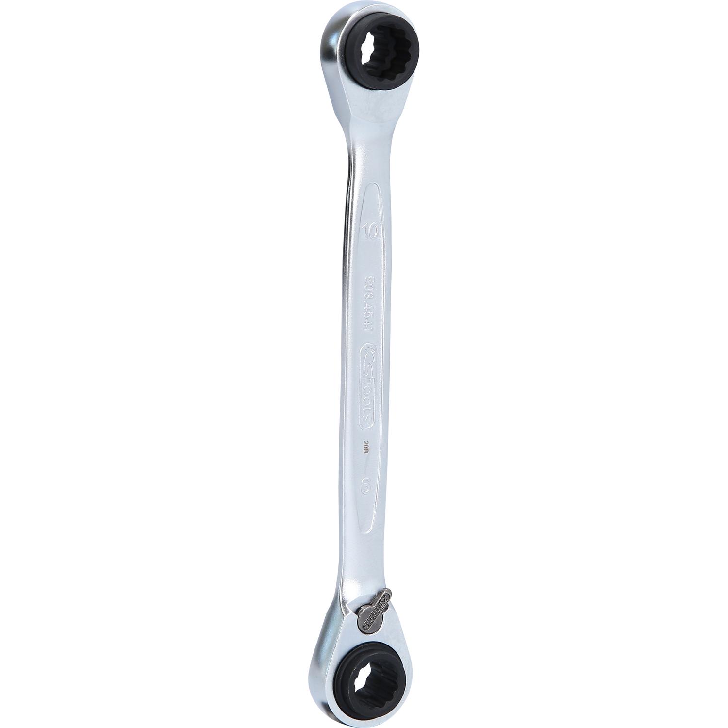 KS Tools 4 in 1 GEARplus® Doppel-Ratschenringschlüssel, umschaltbar, 8x9x10x11mm-2 Hauptbild