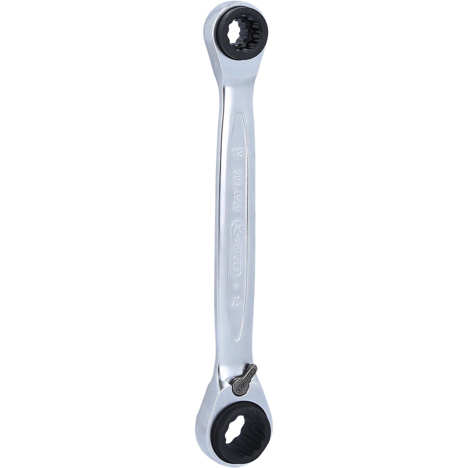 KS Tools 4 in 1 GEARplus umschaltbar Doppel-Ratschenringschlüssel, 10x13x17x19mm-2 Hauptbild