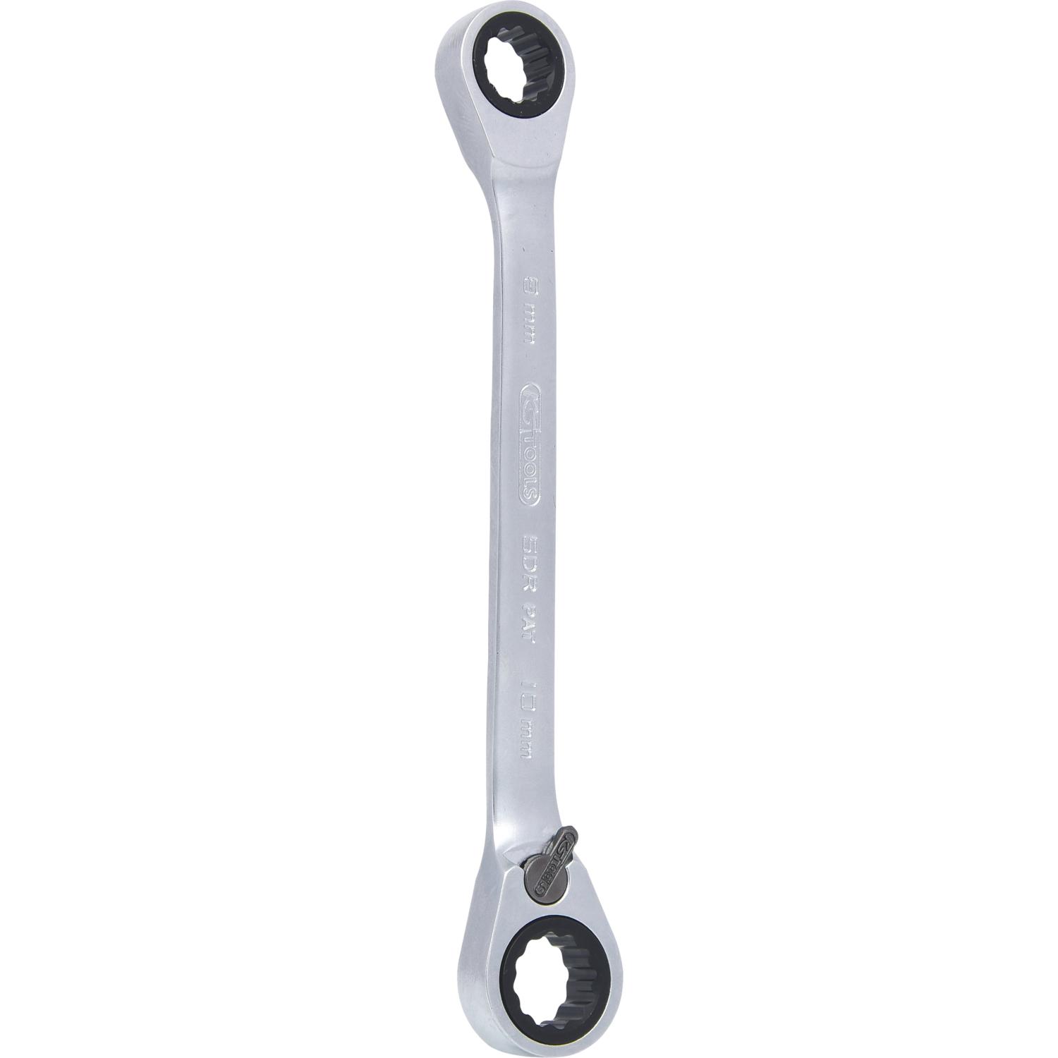 KS Tools GEARplus Doppel-Ratschenringschlüssel umschaltbar 8x10mm-1 Hauptbild