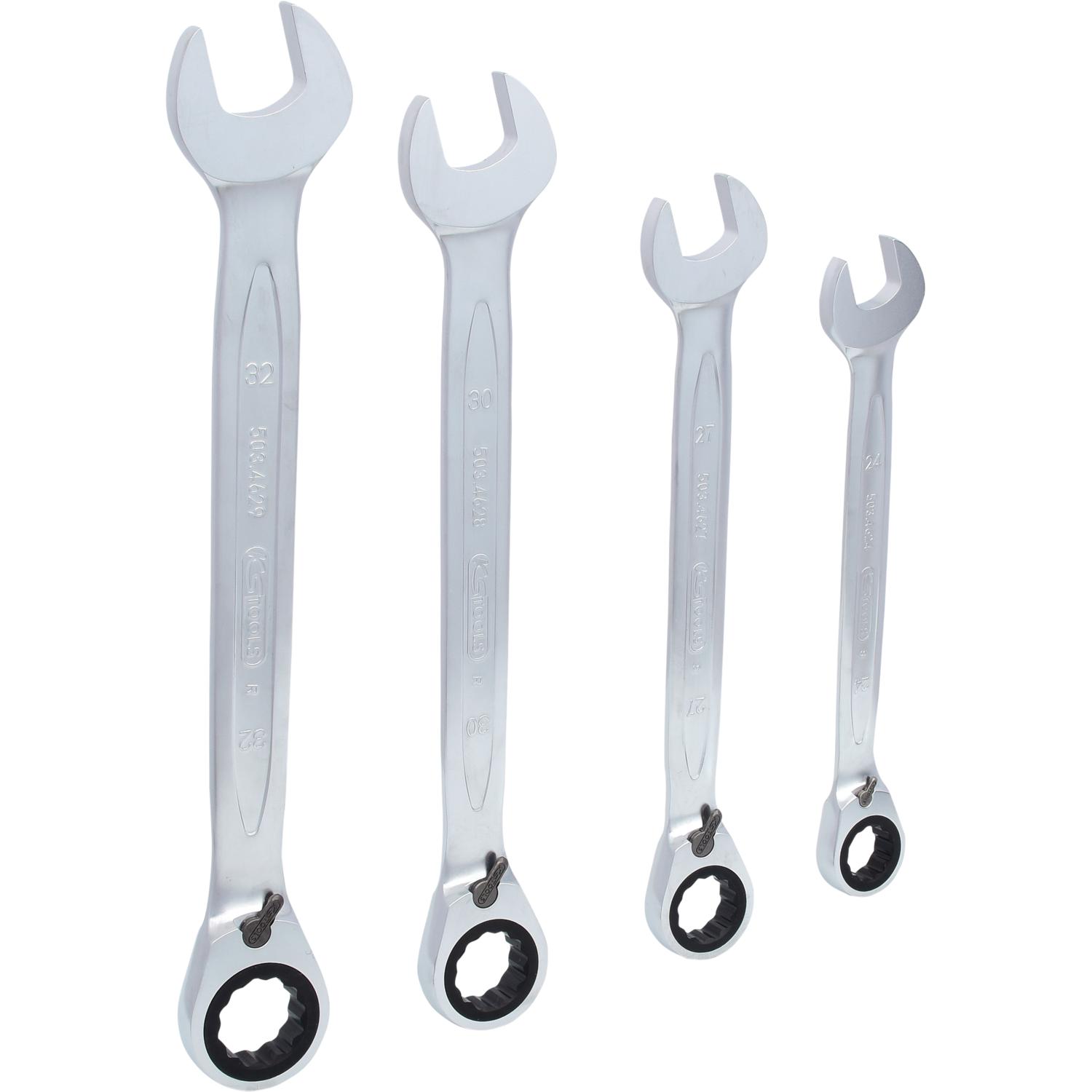 KS Tools GEARplus Ratschenringmaulschlüssel-Satz, umschaltbar, 4-tlg-3 Hauptbild