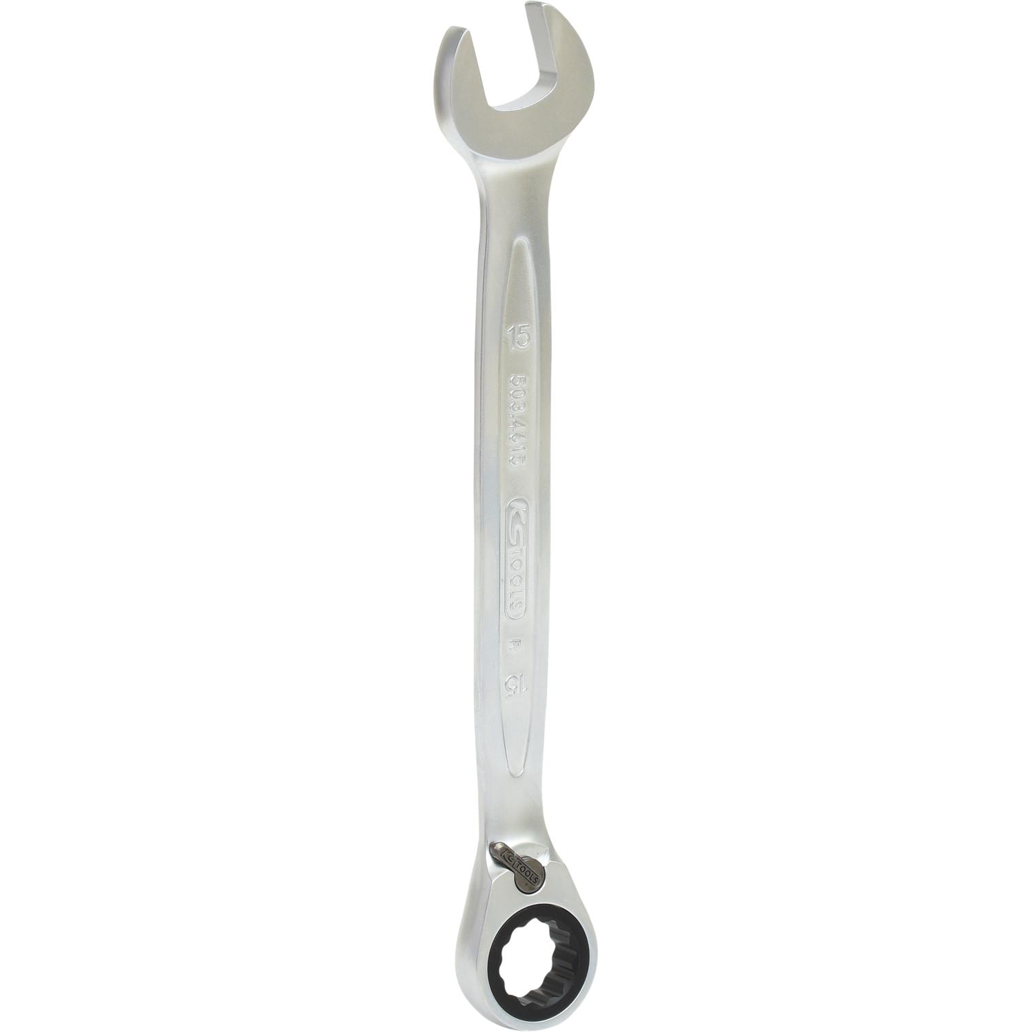 KS Tools GEARplus Ratschenringmaulschlüssel,umschaltbar,15mm-1 Hauptbild