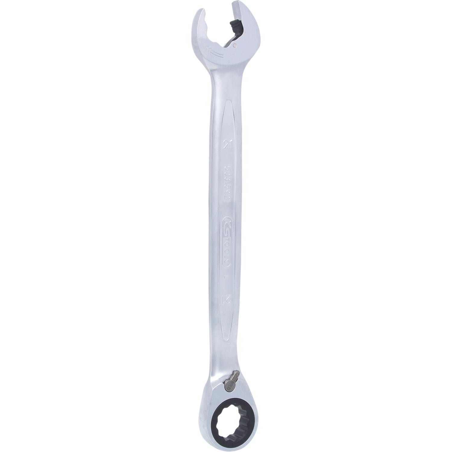 KS Tools DUO GEARplus Ringmaulschlüssel,Maul-Ratschenfunktion 21mm, umschaltbar-2 Hauptbild