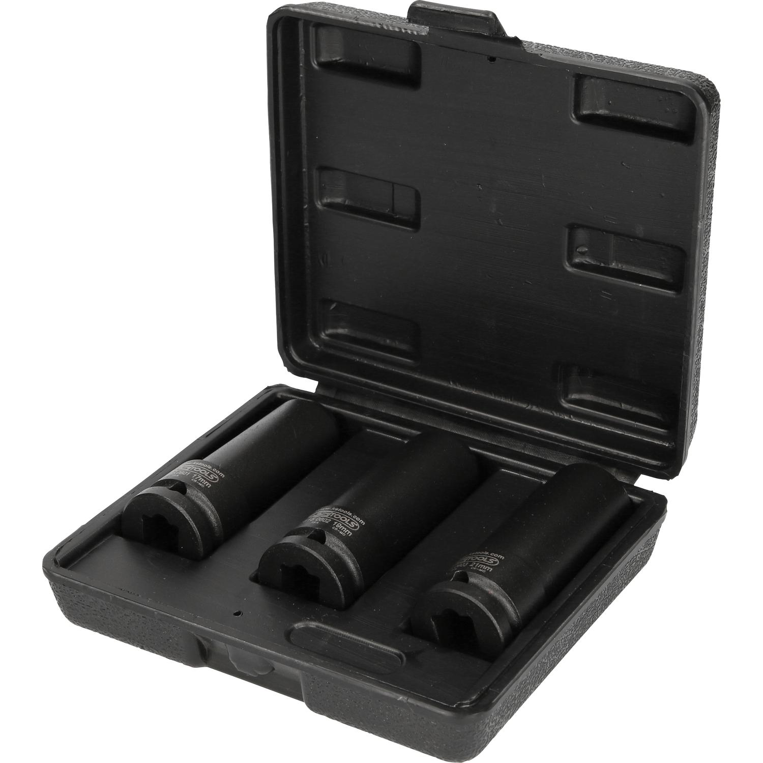 KS Tools 1/2" Spezial-Kraft-Stecknuss-Satz für geschraubte Spurplatten, 3-tlg-3 Hauptbild