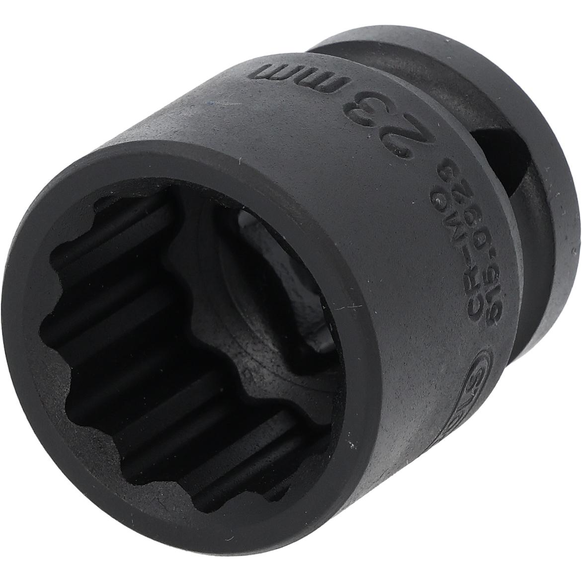 KS Tools 1/2" 12-kant-Kraft-Stecknuss, kurz, 23mm-1 Hauptbild