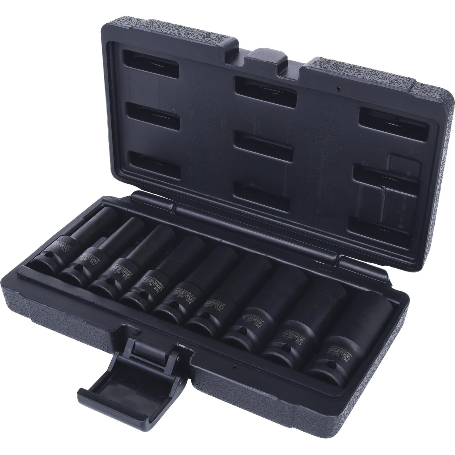 KS Tools 1/2" Torx-E-Kraft-Stecknuss-Satz, 9-tlg, E10-E24-1 Hauptbild