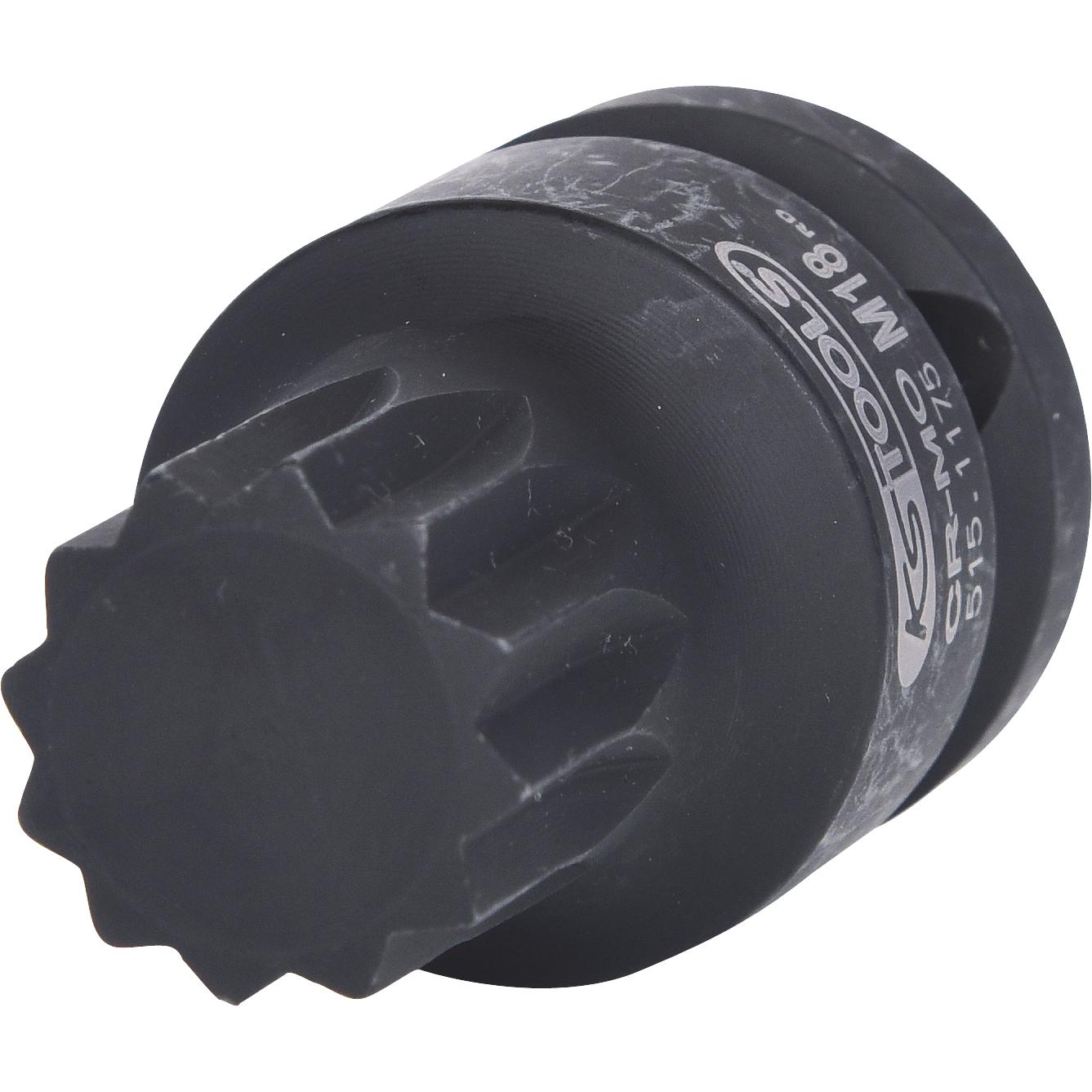 KS Tools 1/2" Kraft-Bit-Stecknuss XZN,kurz,M18-1 Hauptbild