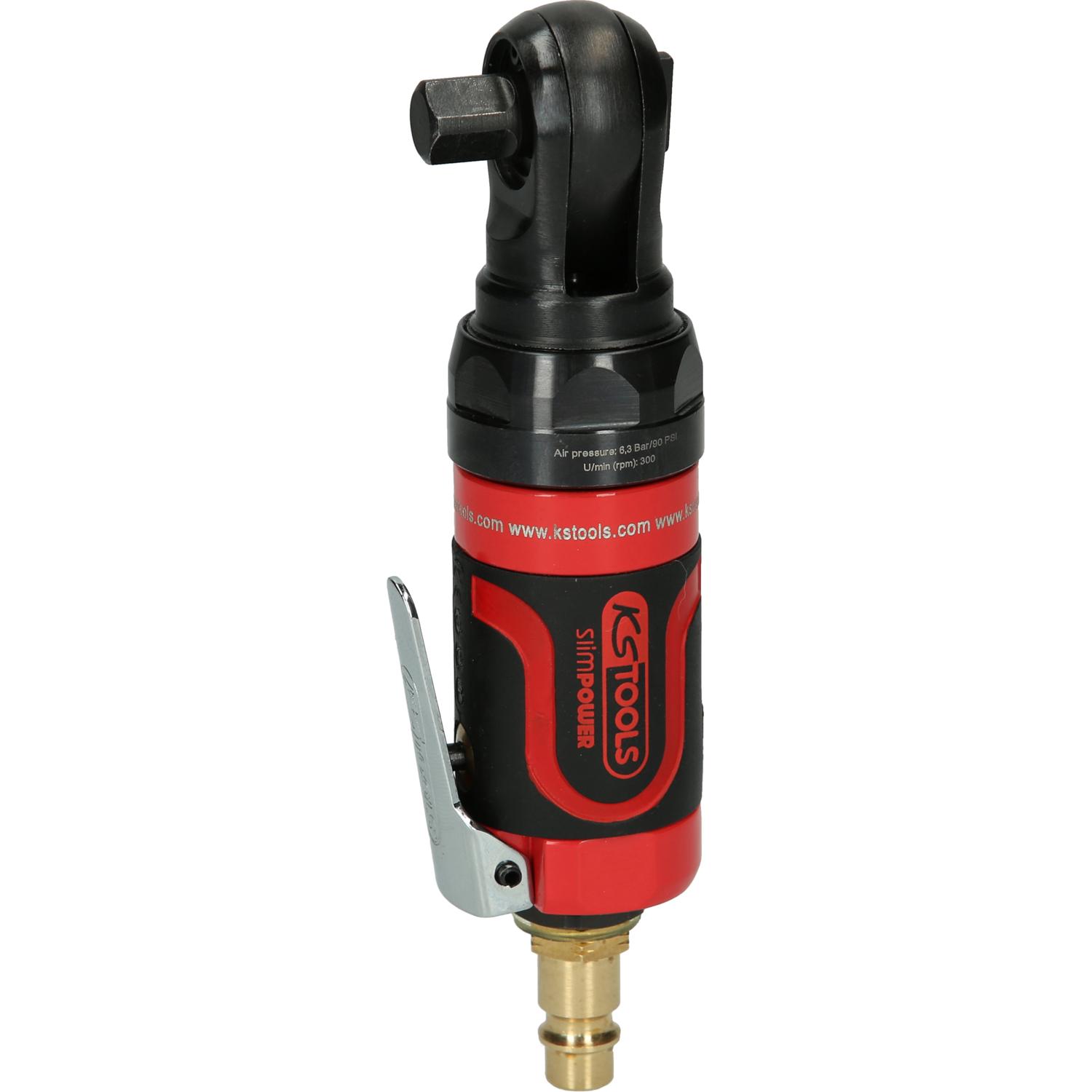 KS Tools 3/8" SlimPOWER Mini-Druckluft-Umschaltratsche 30Nm-2 Hauptbild