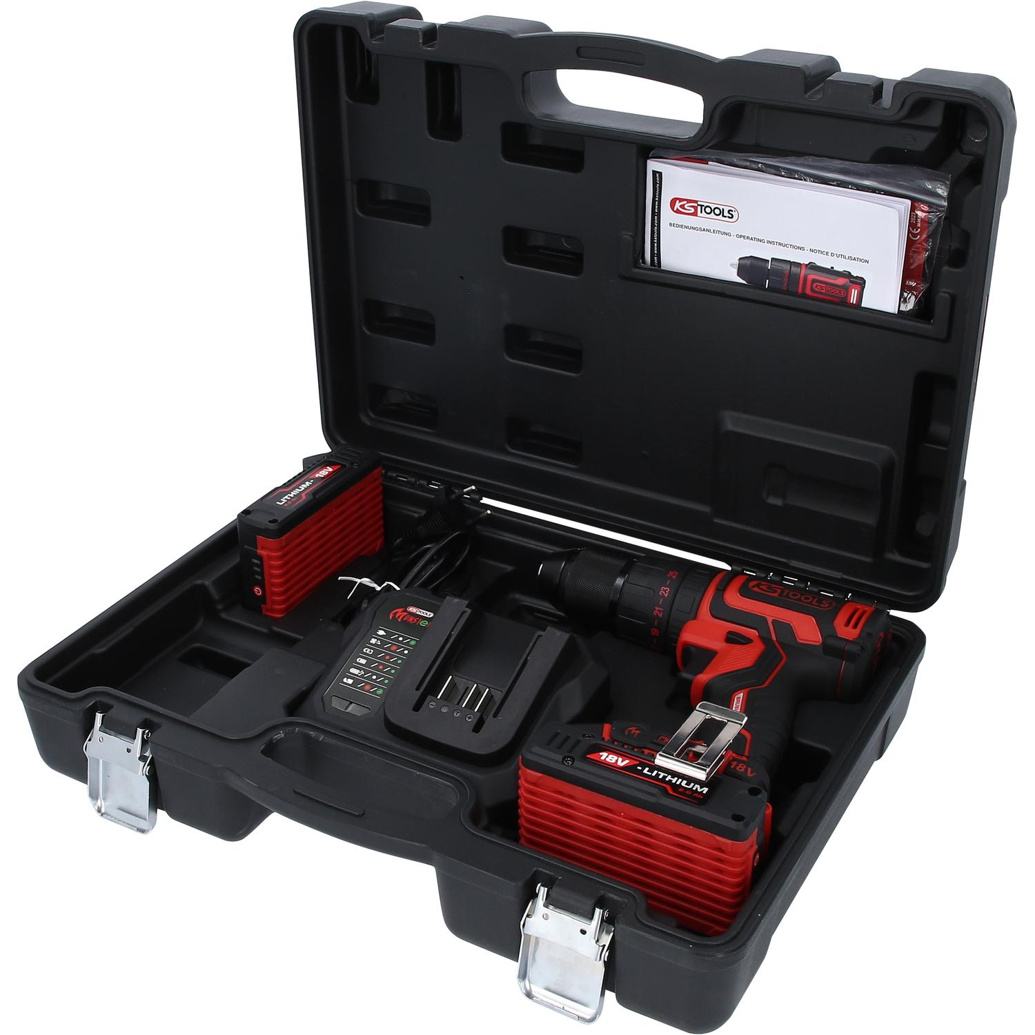 KS Tools eMONSTER Brushless-Akku-Schlag-Bohr-Schrauber-Satz, 4-tlg-2 Hauptbild
