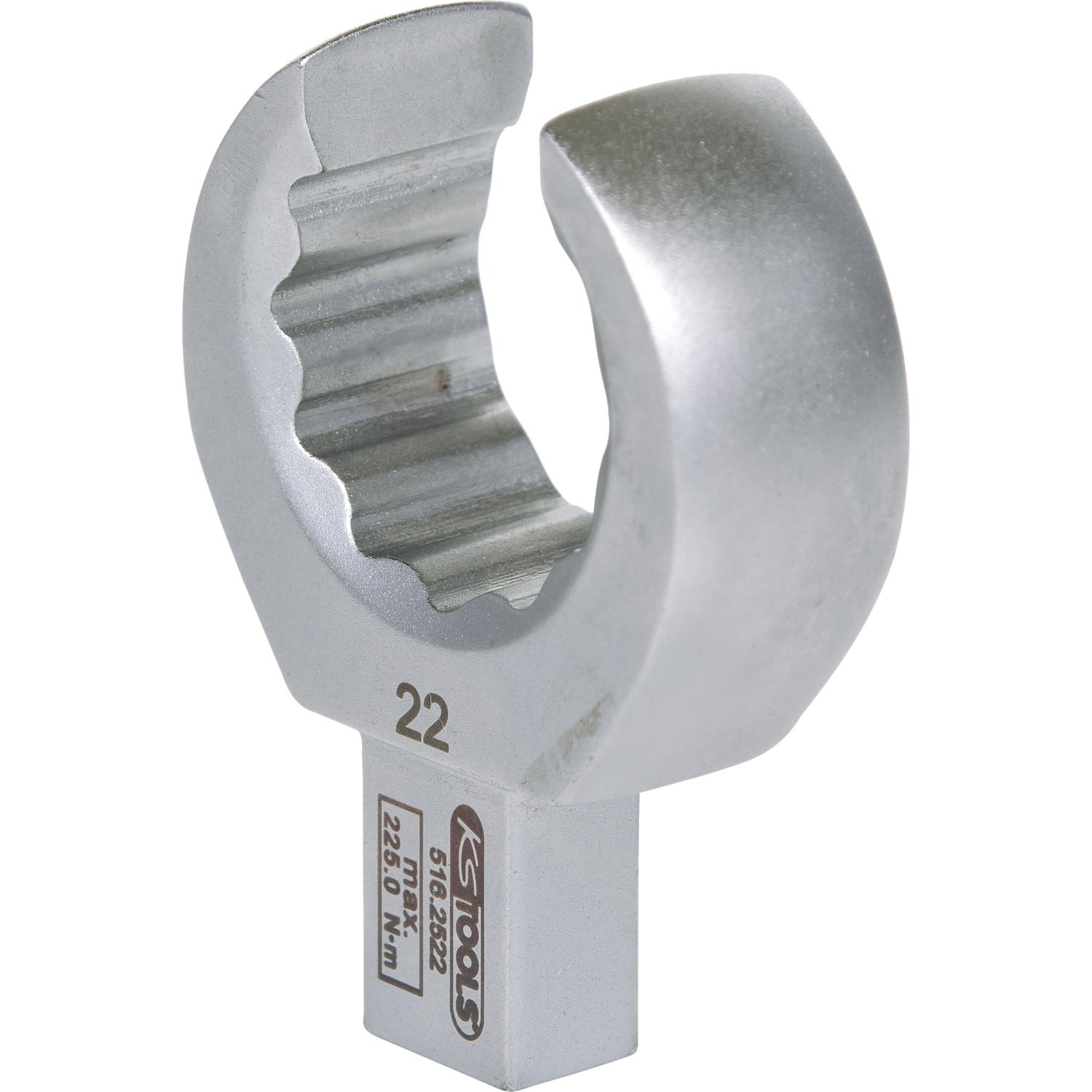 KS Tools 9x12mm Einsteck-Ringschlüssel offen, 22mm-1 Hauptbild