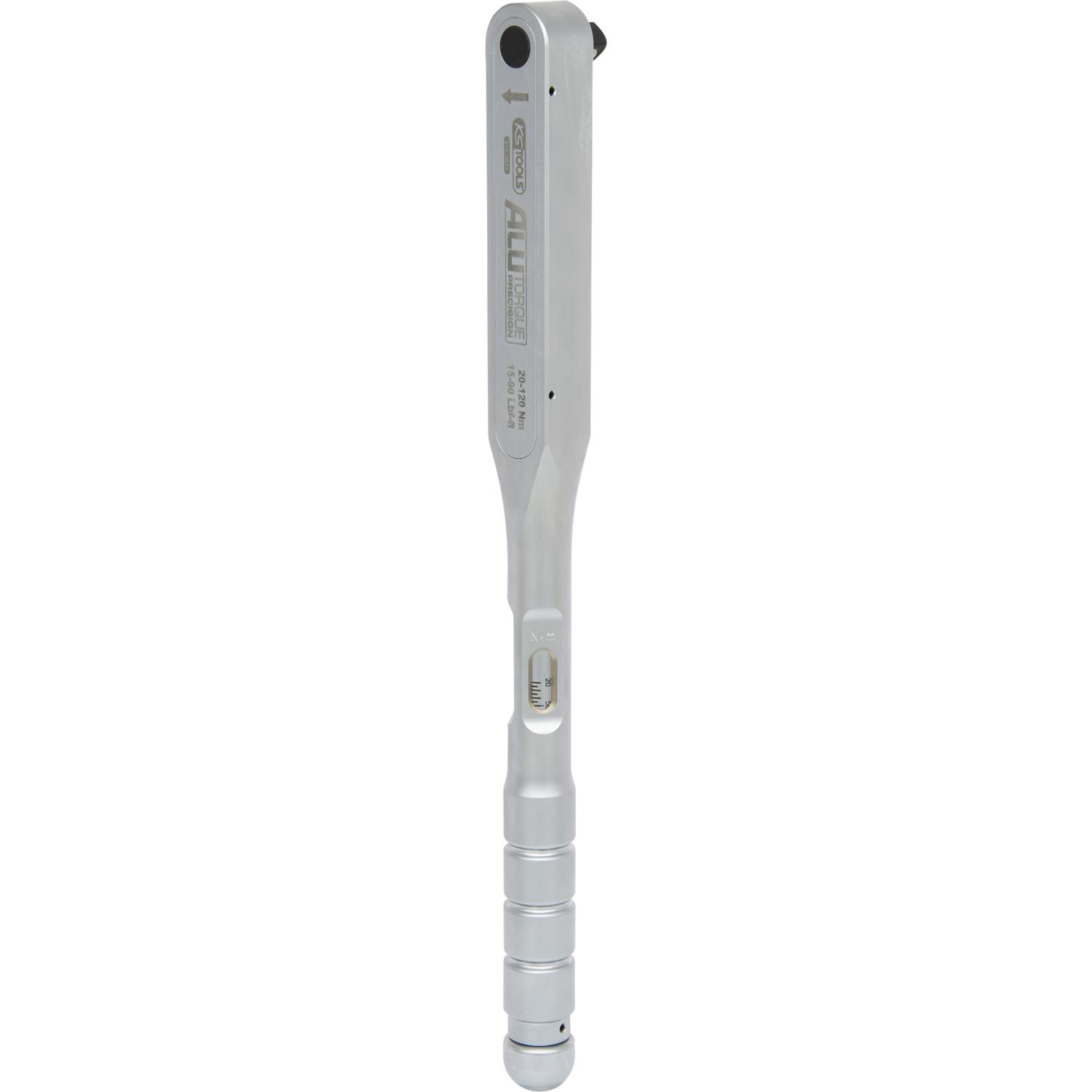 KS Tools 1/2" ALUTORQUEprecision-Drehmomentschlüssel, 20-120Nm, Rechtsanzug, Einzelvierkant-1 Hauptbild