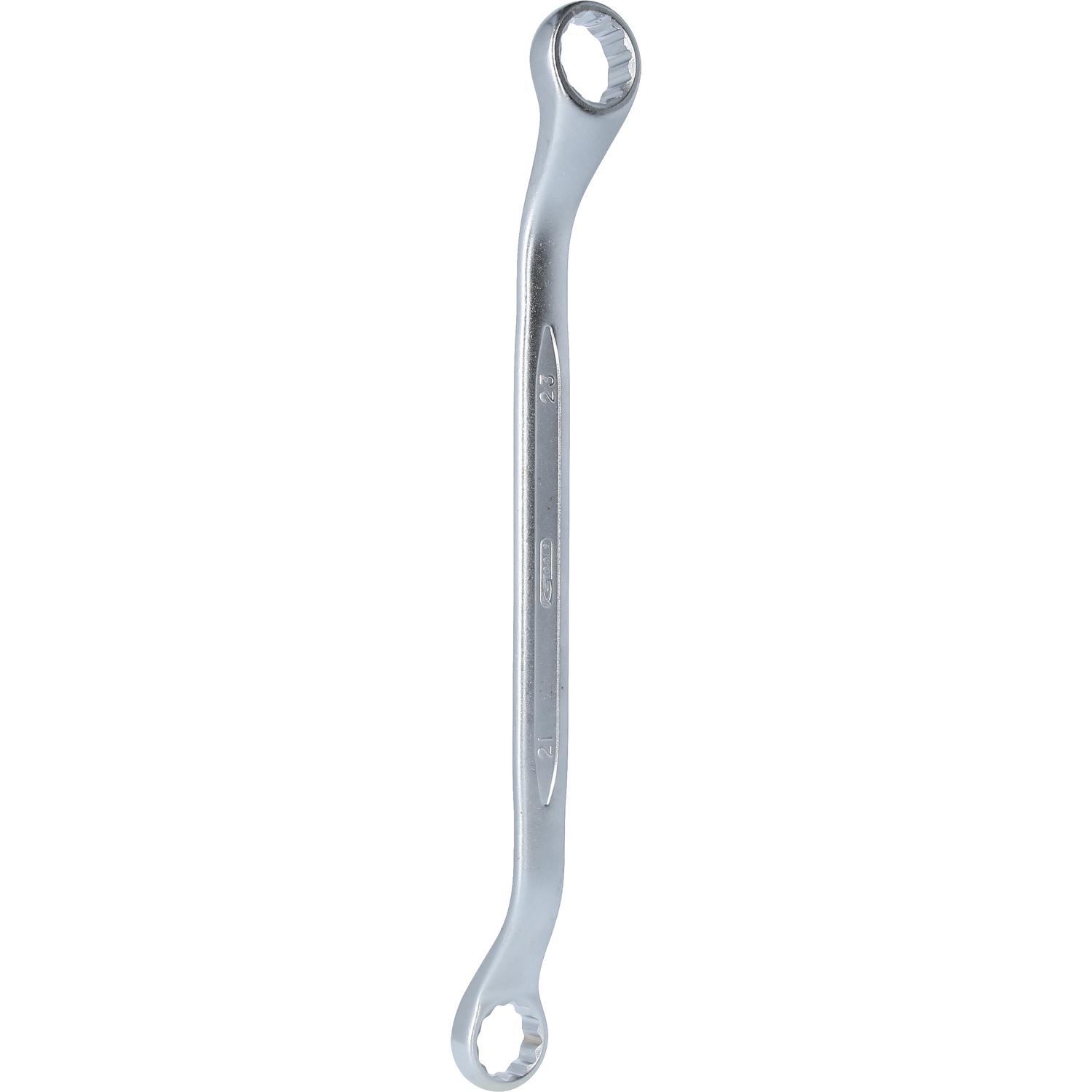 KS Tools Doppel-Ringschlüssel, leicht gekröpft, 21x23mm-1 Hauptbild