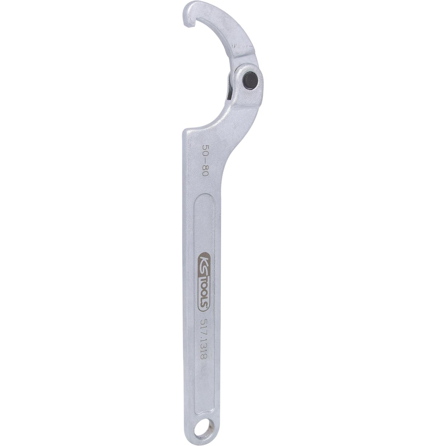 KS Tools Gelenk-Hakenschlüssel mit Nase, 50-80 mm-2 Hauptbild
