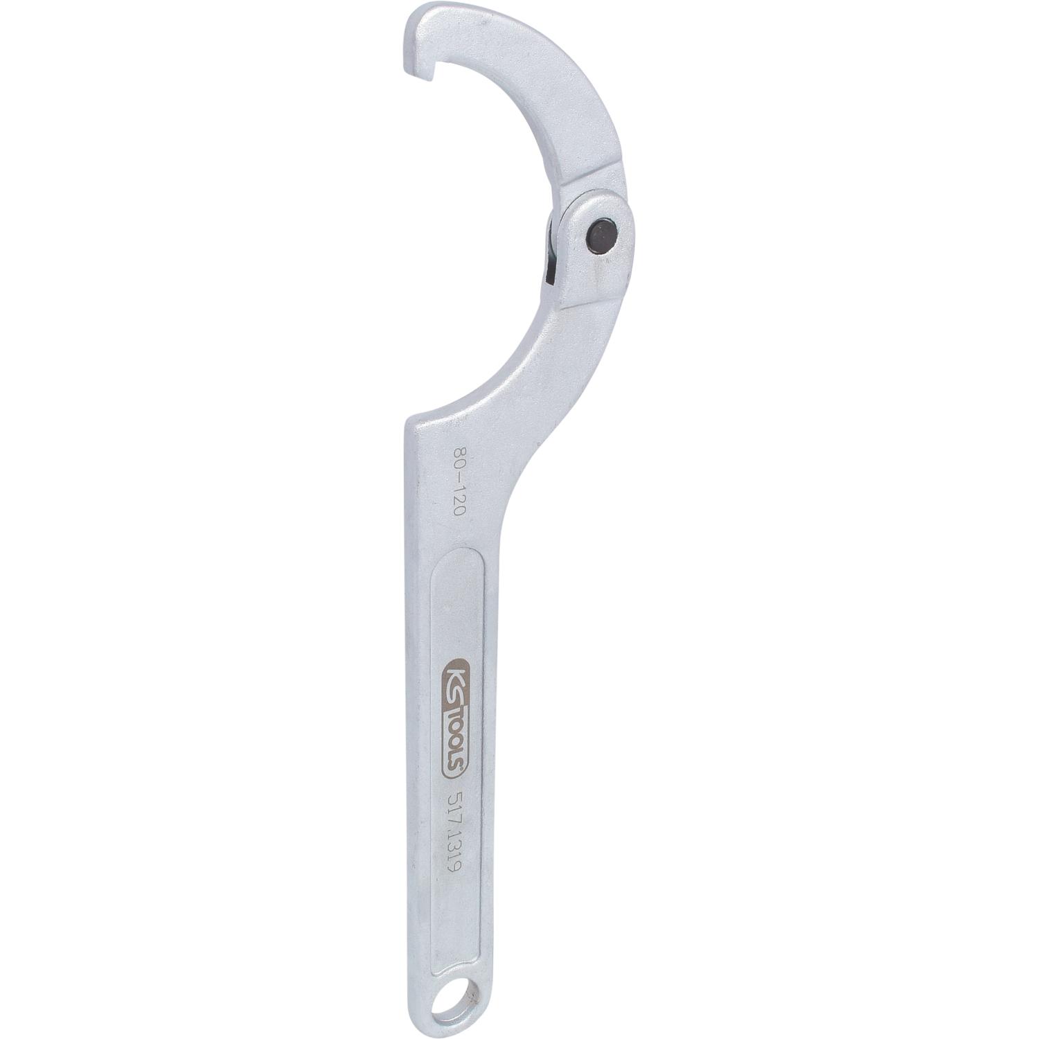 KS Tools Gelenk-Hakenschlüssel mit Nase, 80-120 mm-2 Hauptbild