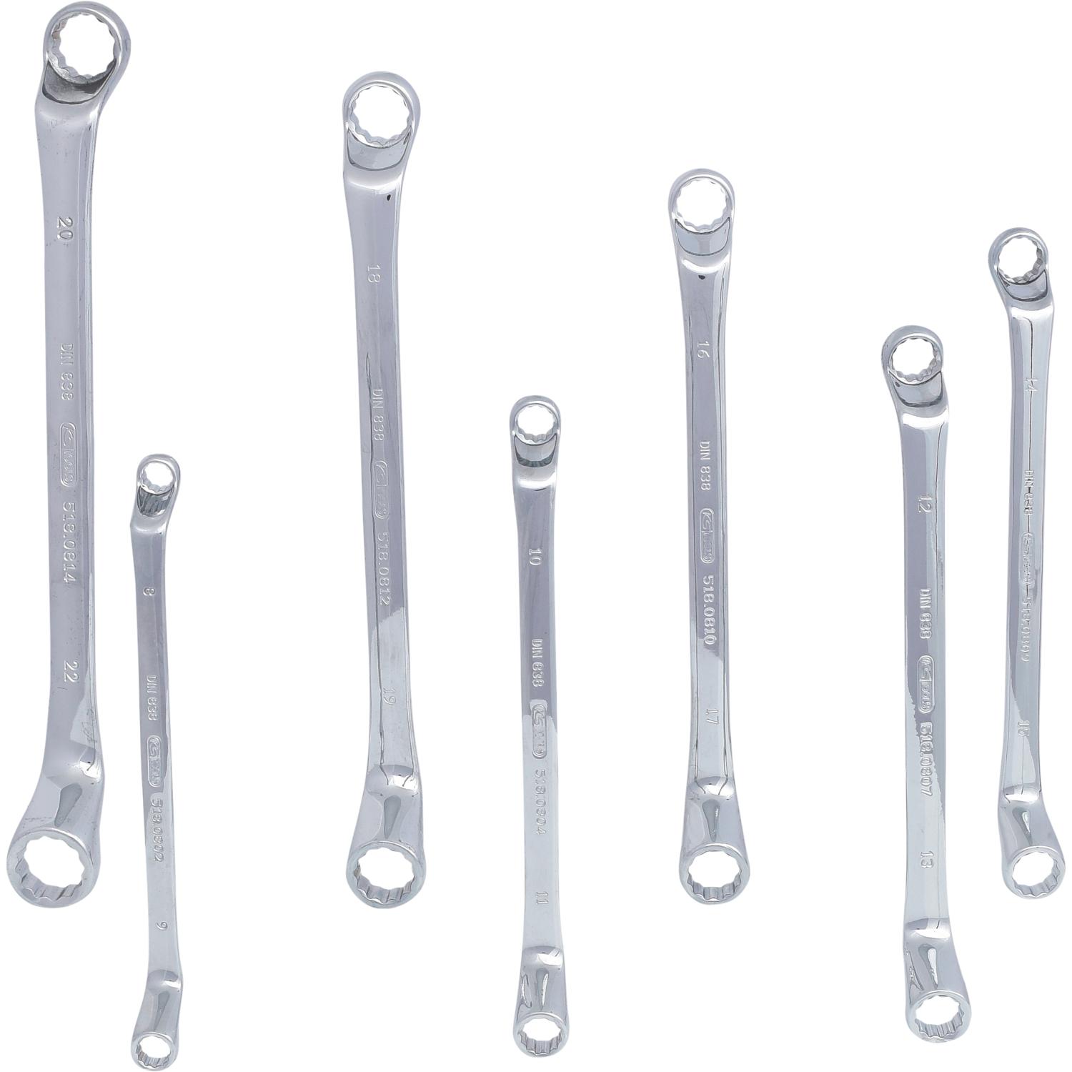 KS Tools CHROMEplus Doppel-Ringschlüssel-Satz, 7-tlg-2 Hauptbild