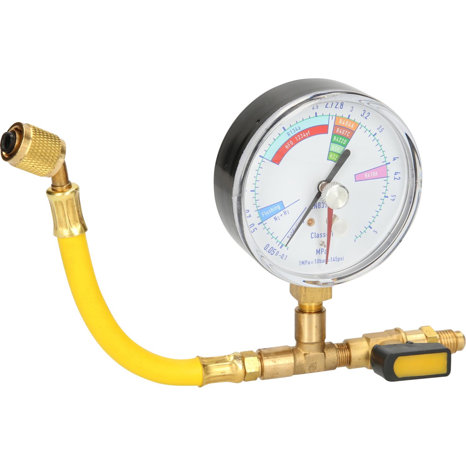 KS Tools Manometer mit Abschaltventil-1 Hauptbild