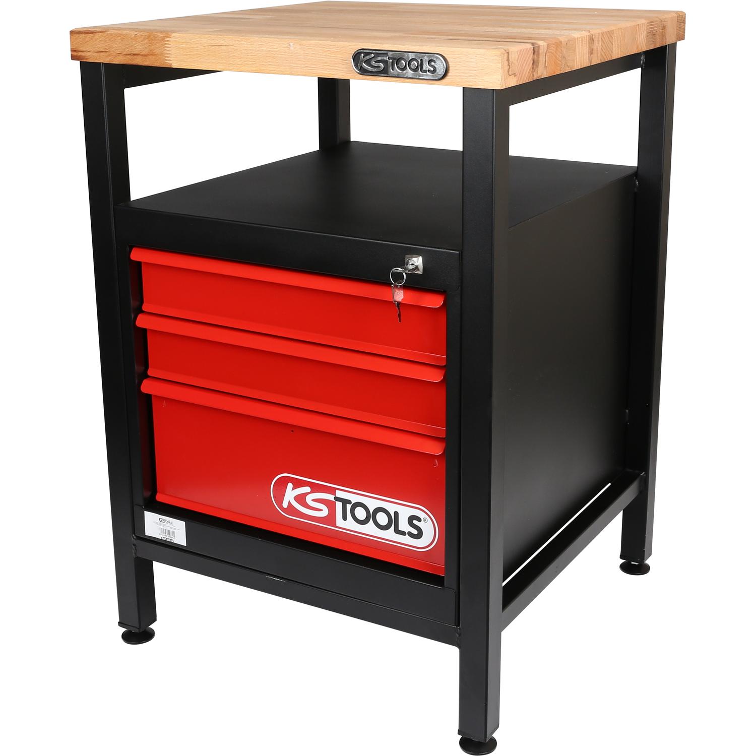 KS Tools Werkbank mit 3 Schubladen, H840xB600xT600mm-2 Hauptbild
