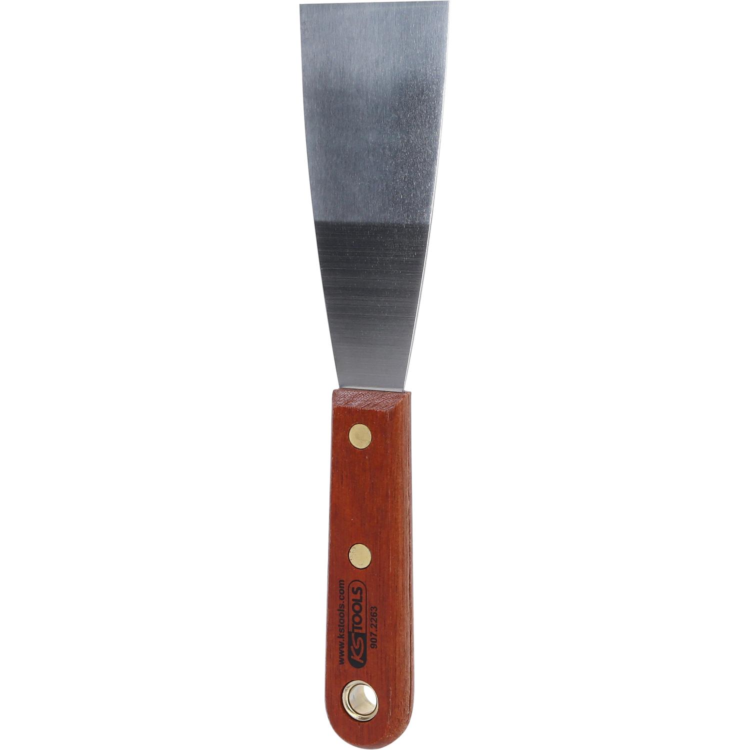 KS Tools EDELSTAHL Spachtel, 50mm, mit Holzgriff-1 Hauptbild