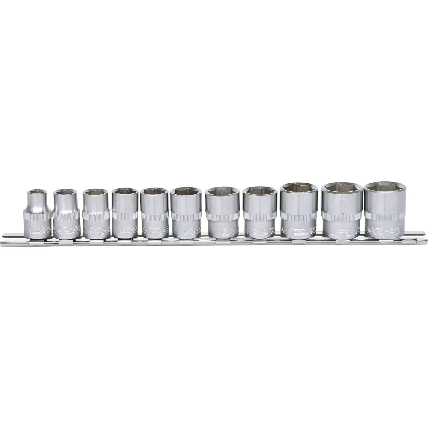 KS Tools 3/8" Sechskant-Stecknuss-Satz, 11-tlg 8-19mm-1 Hauptbild