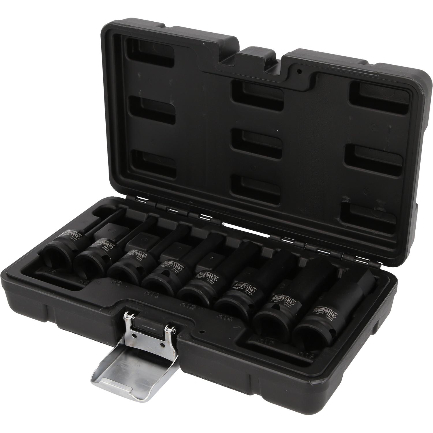 KS Tools 1/2" Kraft-Bit-Stecknuss-Satz, lang, 8-tlg-2 Hauptbild