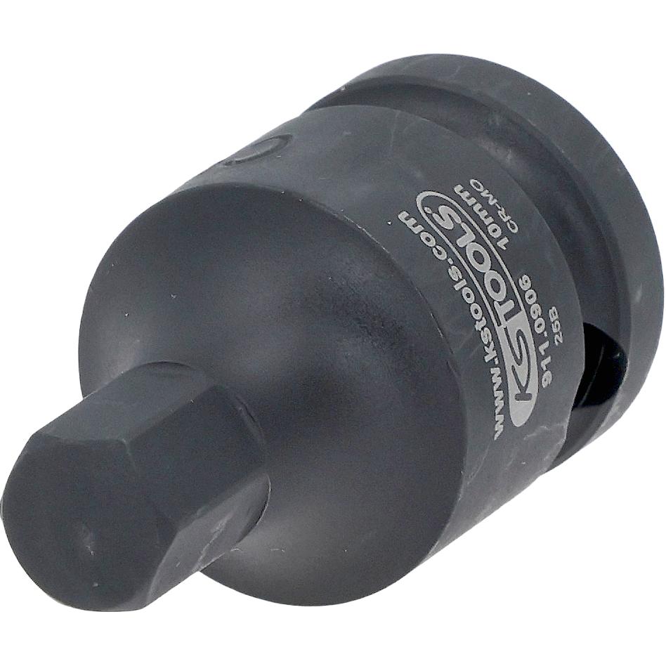 KS Tools 1/2" Kraft-Bit-Stecknuss Innensechskant, kurz, 10 mm-1 Hauptbild