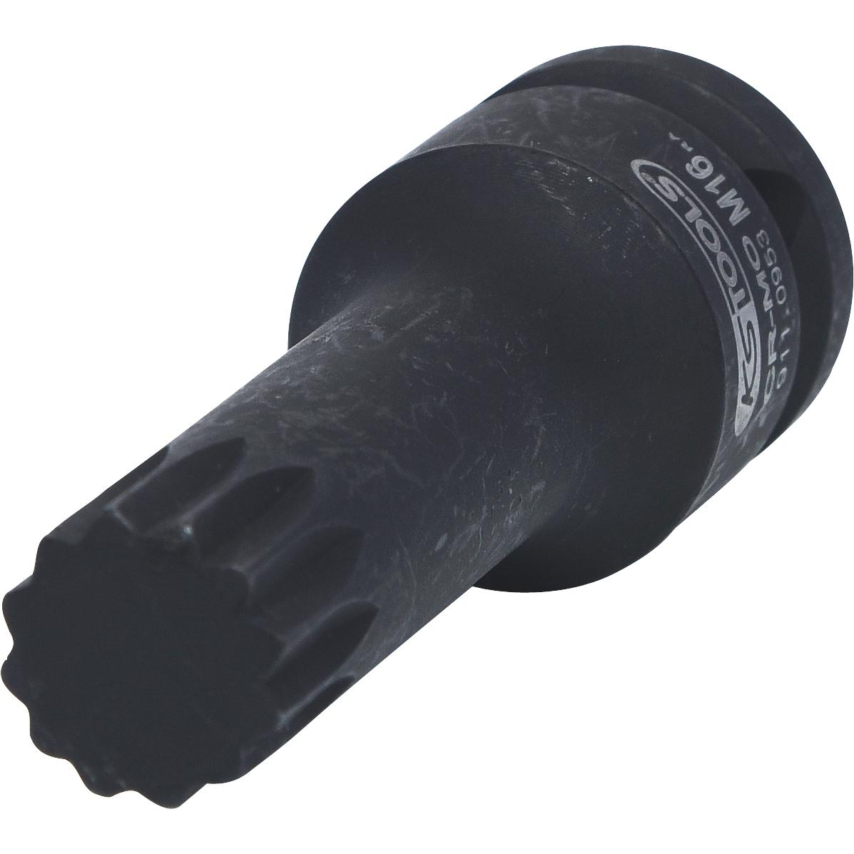 KS Tools 1/2" Kraft-Bit-Stecknuss Vielzahn, lang, M16-1 Hauptbild