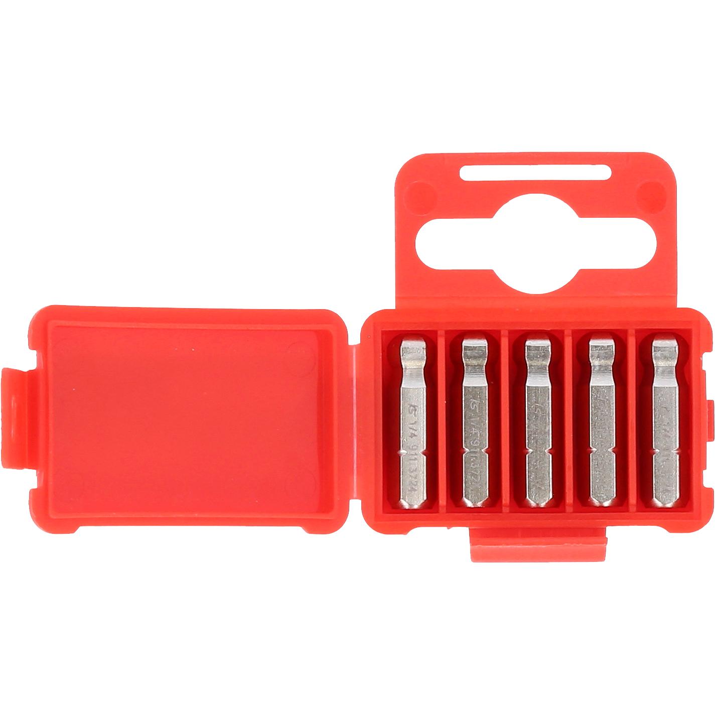 KS Tools 1/4" Bit Innensechskant, 25mm, Kugelkopf, 1/4", 5er Pack-1 Hauptbild