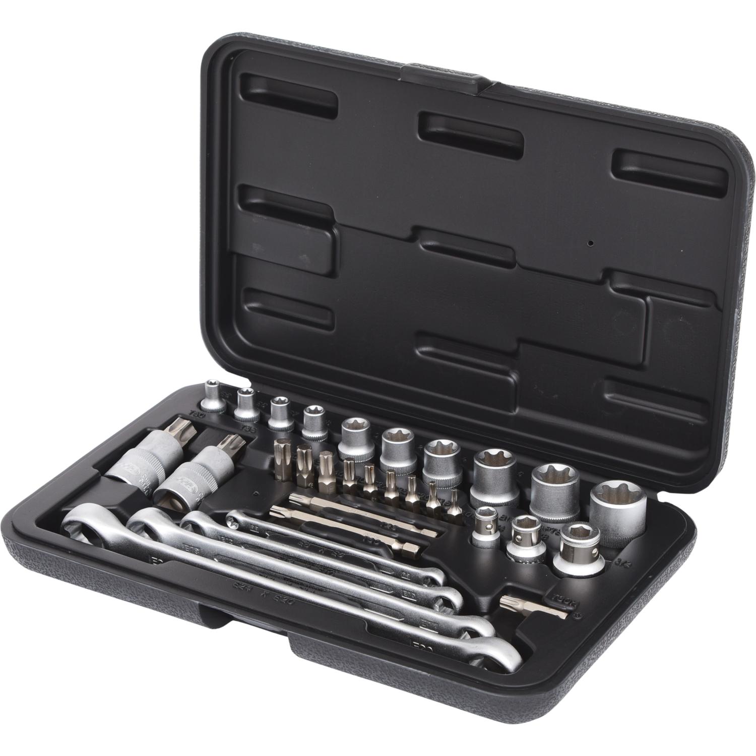 KS Tools 1/4"+3/8"+1/2" Torx-Steckschlüssel-Satz, 31-tlg-1 Hauptbild