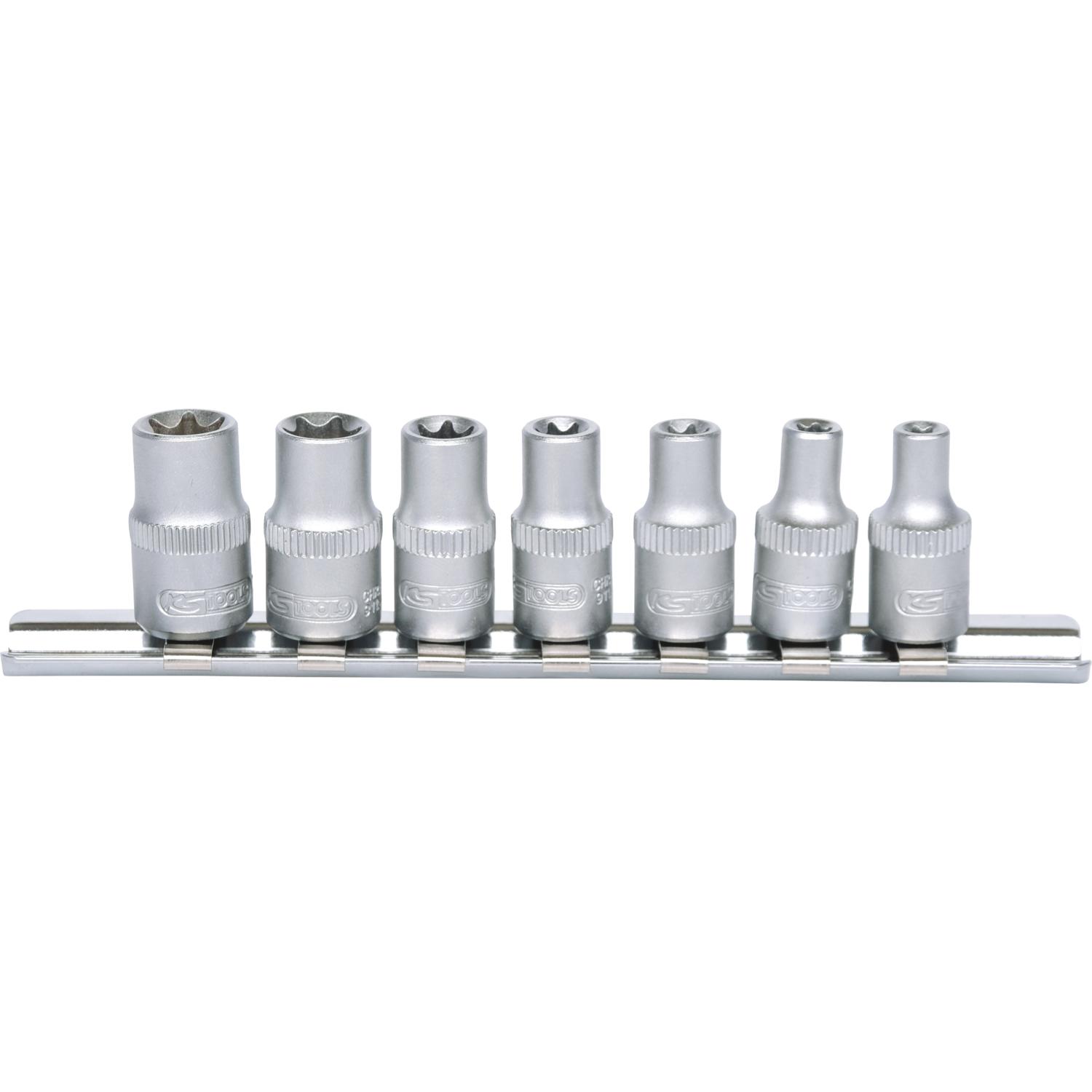 KS Tools 1/4" Torx-E-Stecknuss-Satz, 7-tlg, E4-E11-1 Hauptbild