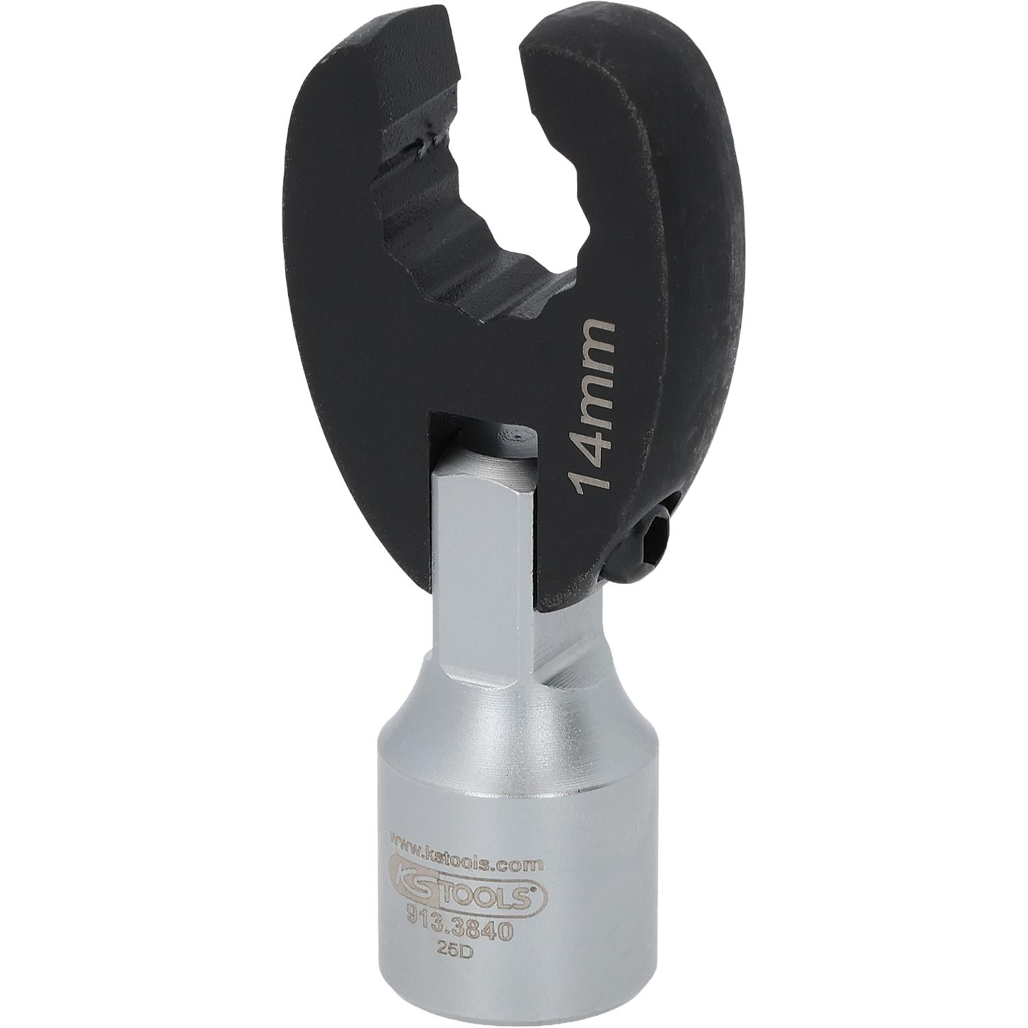 KS Tools 12-kant-Einsteck-Maulschlüssel, 14 mm, mit Gelenk, 3/8"-1 Hauptbild