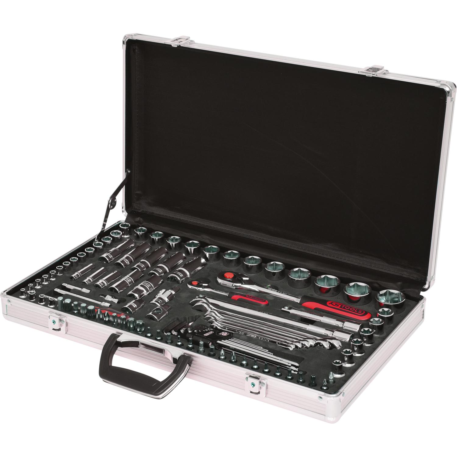 KS Tools 1/4"+1/2" CHROMEplus Steckschlüssel-Satz, 102-tlg-1 Hauptbild