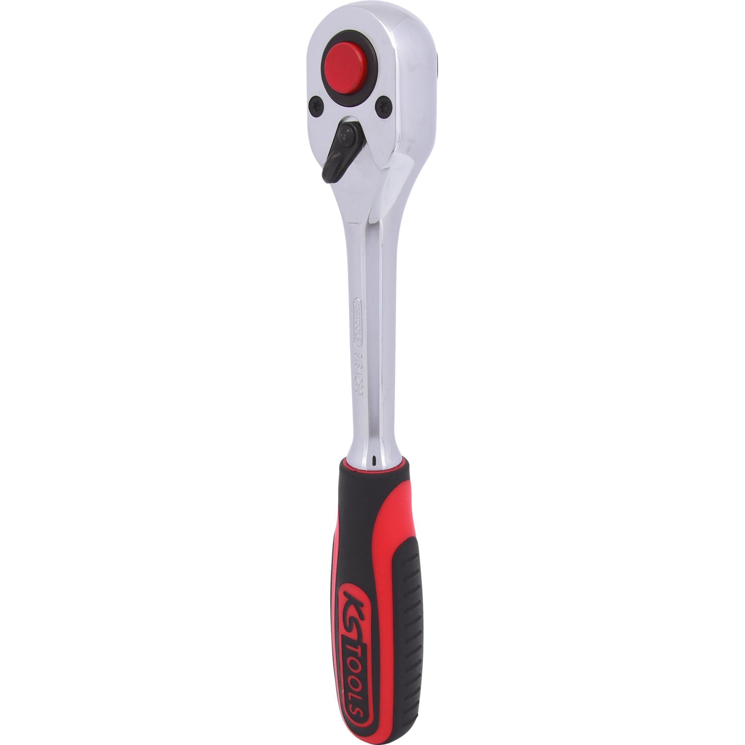 KS Tools 1/2" CHROMEplus Umschaltknarre, 72 Zahn, Kunststoffgriff-1 Hauptbild