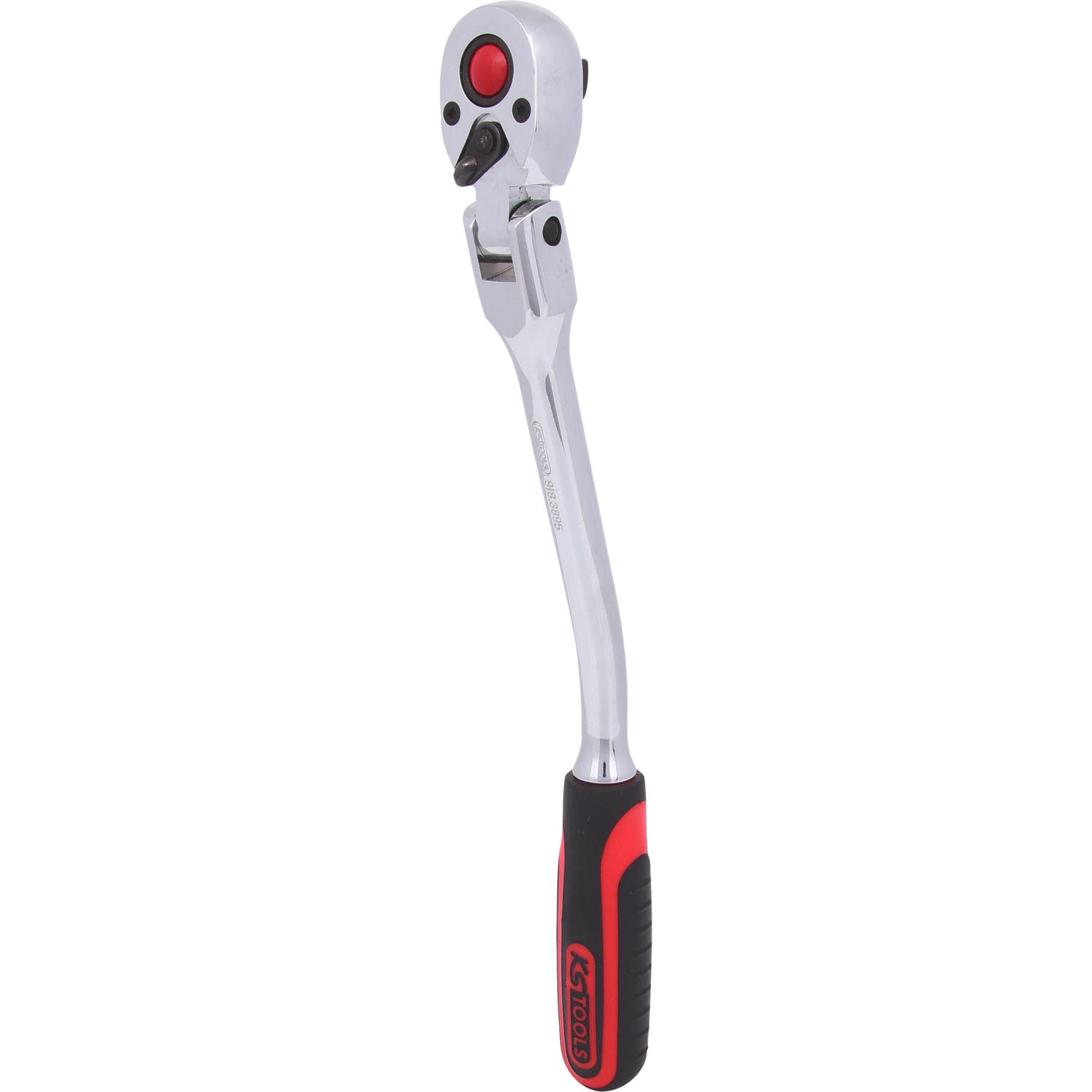 KS Tools 3/8" CHROMEplus Gelenk-Umschaltknarre, gebogen, 72 Zahn-1 Hauptbild