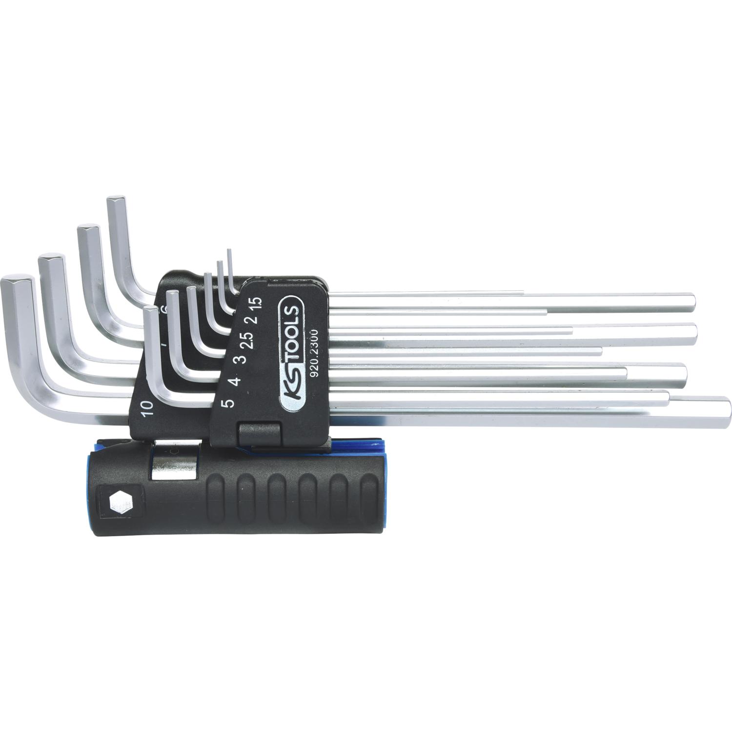 KS Tools 3 in 1 Innen6kant-Winkelstiftschlüssel-Satz,10-tlg XL-1 Hauptbild
