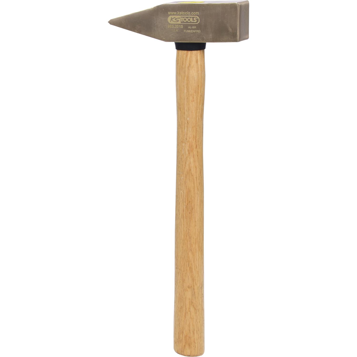 KS Tools BRONZEplus Schlosserhammer 1000 g, mit Hickorystiel-2 Hauptbild