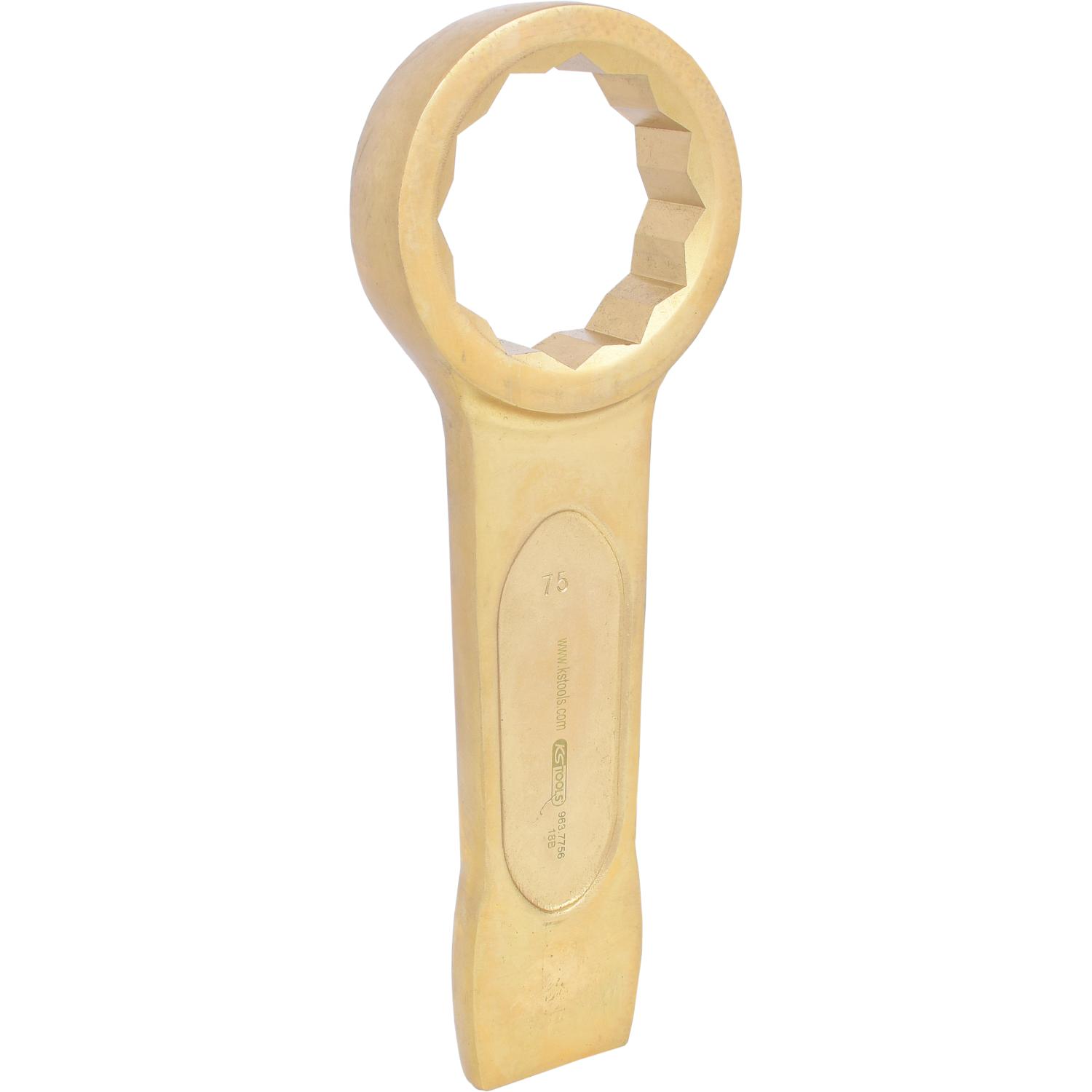 KS Tools BRONZEplus Schlag-Ringschlüssel 75 mm-2 Hauptbild