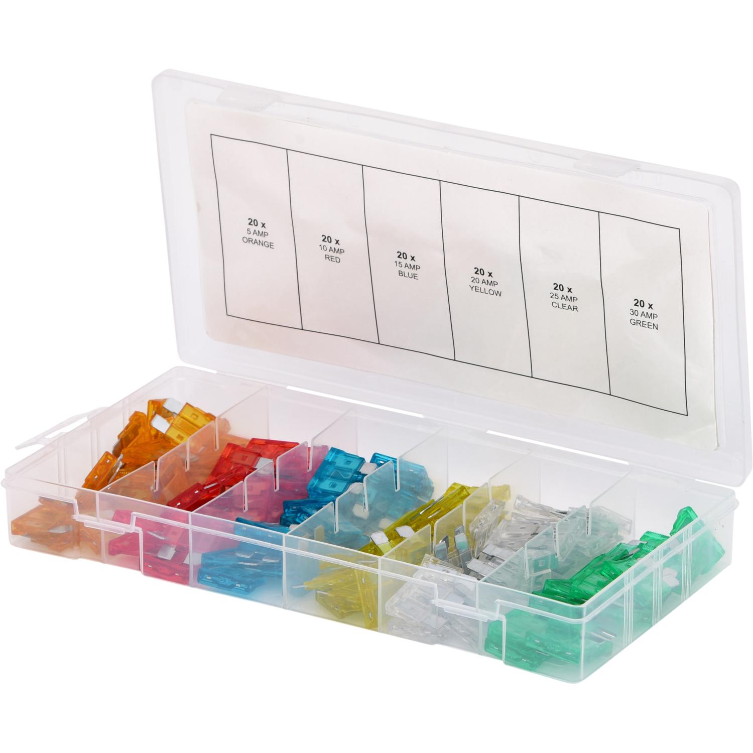 KS Tools Sortiment Kfz-Sicherungen,5-30A, Zink, 120-tlg-2 Hauptbild