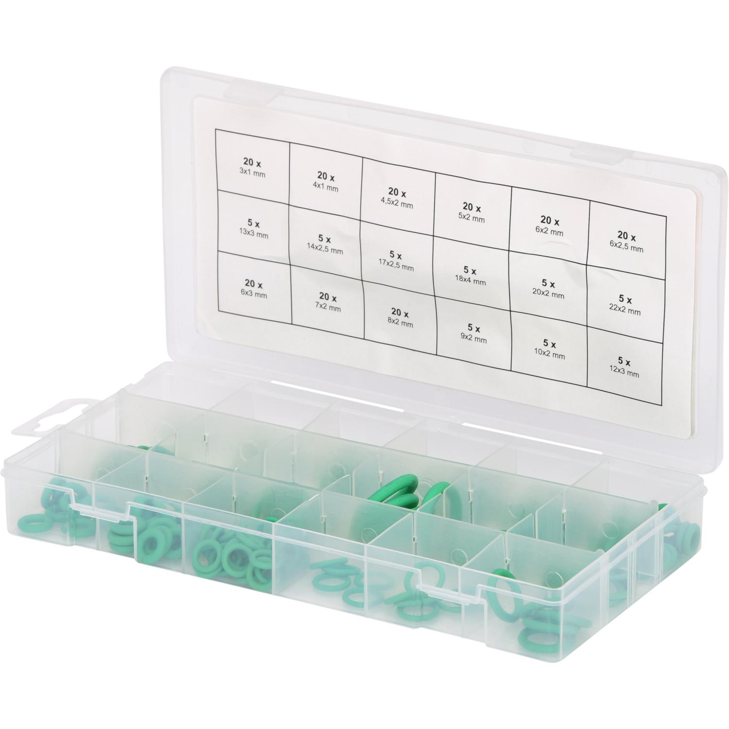 KS Tools Sortiment O-Ringe, HNBR, Innen Ø 3-22mm, 225-tlg-2 Hauptbild