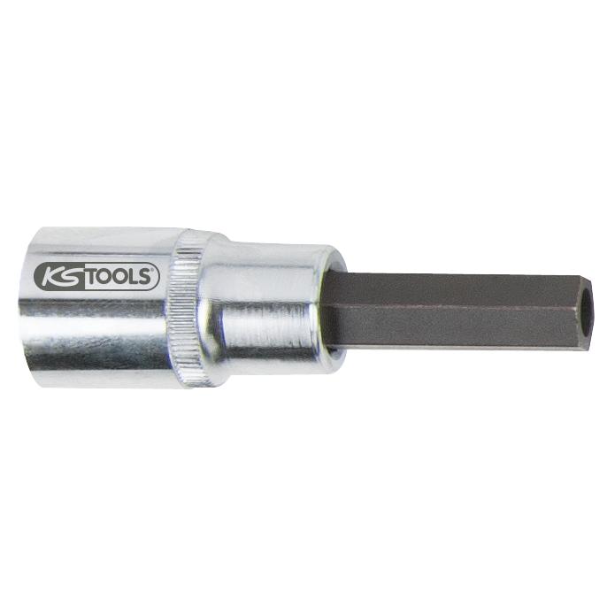 KS Tools Einspritzdüsen-Innensechskant-Stecknuss mit Bohrung 10mm, Ø7mm-1 Foto Produkt Allgemein Spezialwerkzeug Automobil