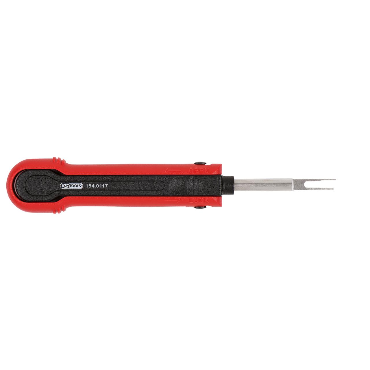 KS Tools Kabel-Entriegelungswerkzeug für Flachsteckhülsen 2,8mm-1 Foto Produkt Allgemein Spezialwerkzeug Automobil