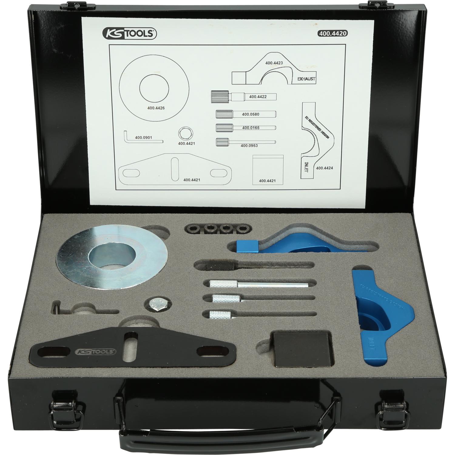 KS Tools Motoreinstell-Werkzeug-Satz für Ford, 9-tlg-1 Foto Produkt Allgemein Spezialwerkzeug Automobil