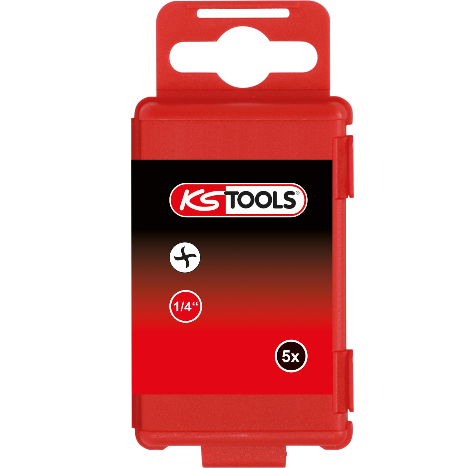 KS Tools 1/4" Bit Torq-Set®, 75mm, #10, 5er Pack-1 Foto Produkt Allgemein Bits