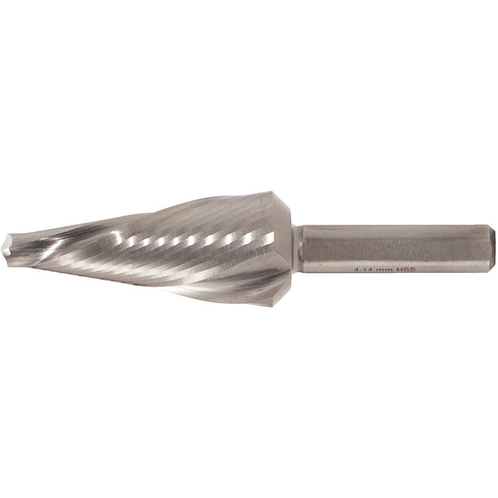 KS Tools HSS Blechschälbohrer spiralgenutet, Ø 4-14mm-1 Foto Produkt Allgemein Bohrer