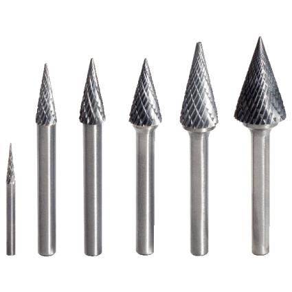 KS Tools HM Spitzkegel-Frässtift Form M, 3mm-1 Foto Produkt Allgemein Bohrer