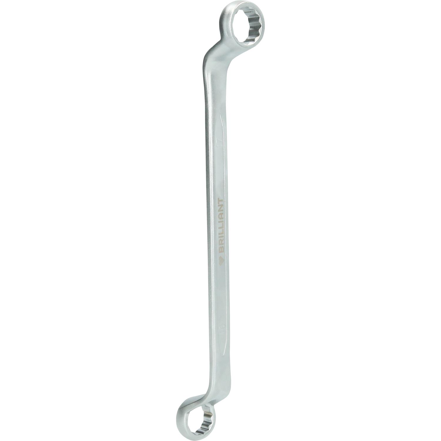 Brilliant Tools Doppel-Ringschlüssel, gekröpft, 16 x 17 mm-2 Hauptbild