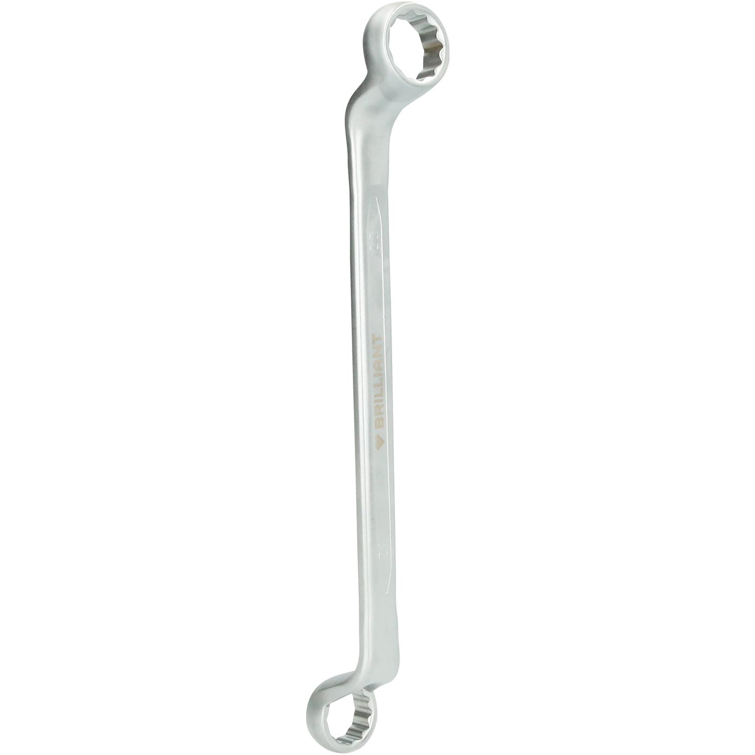 Brilliant Tools Doppel-Ringschlüssel, gekröpft, 21 x 23 mm-2 Hauptbild